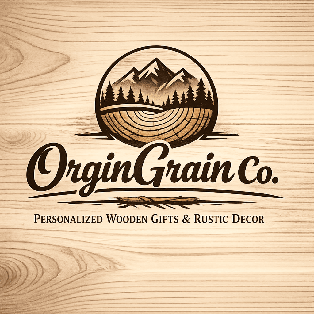 Custom All-Natural Wood Engraving | Handmade Outdoor Nature Gift - Orgingrain.co