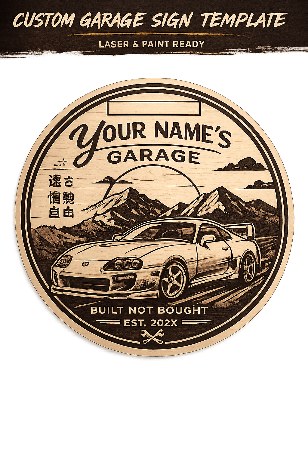 Custom car garage sign - Orgingrain.co
