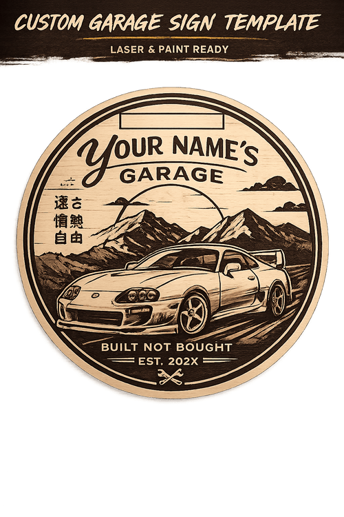 Custom car garage sign - Orgingrain.co